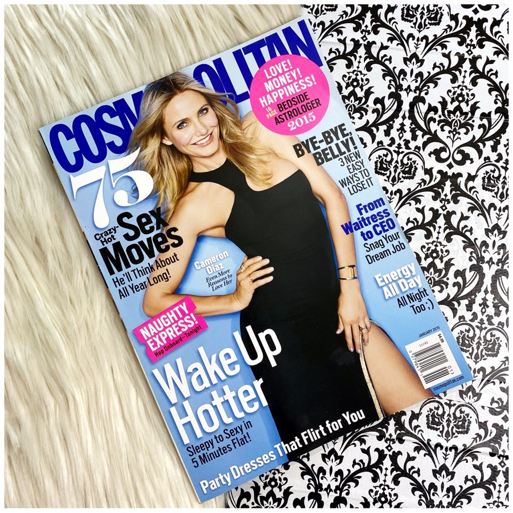 Cosmopolitan : January 2015 : ‘Cameron Diaz’ edition cosmo magazine